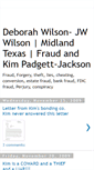 Mobile Screenshot of deborahwilsonfraudcase.blogspot.com