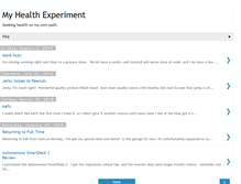 Tablet Screenshot of my-health-experiment.blogspot.com