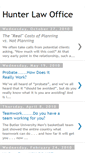 Mobile Screenshot of hunterlawoffice.blogspot.com