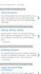 Mobile Screenshot of cozycottagescents.blogspot.com