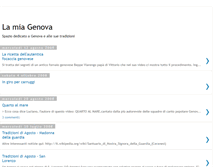 Tablet Screenshot of lamiagenova.blogspot.com