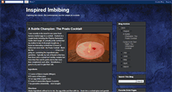 Desktop Screenshot of inspiredimbibing.blogspot.com