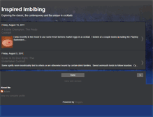 Tablet Screenshot of inspiredimbibing.blogspot.com