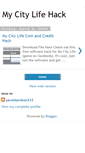 Mobile Screenshot of mycitylifehack.blogspot.com