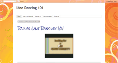 Desktop Screenshot of dallaslinedancing101.blogspot.com