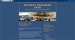 Desktop Screenshot of detroitshriners2010.blogspot.com