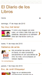 Mobile Screenshot of eldiariodeloslibros.blogspot.com