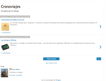 Tablet Screenshot of cronoviajes.blogspot.com