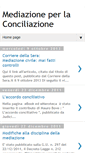 Mobile Screenshot of mediazioneperlaconciliazione.blogspot.com