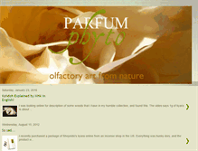 Tablet Screenshot of parfumphyto.blogspot.com