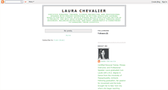 Desktop Screenshot of laurachevalier.blogspot.com