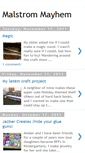 Mobile Screenshot of malstrommayhem.blogspot.com