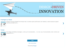 Tablet Screenshot of designdriveninnovation.blogspot.com