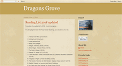 Desktop Screenshot of dragonsgrove.blogspot.com