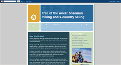 Desktop Screenshot of bozemantrails.blogspot.com