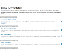 Tablet Screenshot of aboutdreaminterpretation.blogspot.com