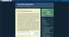 Desktop Screenshot of gak2006.blogspot.com