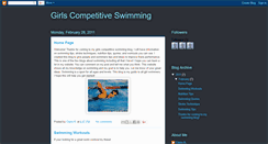 Desktop Screenshot of girlscompswimtips.blogspot.com