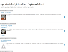 Tablet Screenshot of oyadantelisiornekleri.blogspot.com