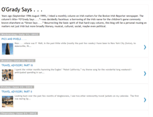 Tablet Screenshot of ogradysays.blogspot.com