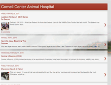 Tablet Screenshot of cornellcentervet.blogspot.com