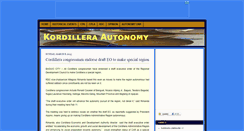 Desktop Screenshot of kordillerautonomy.blogspot.com