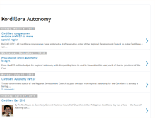 Tablet Screenshot of kordillerautonomy.blogspot.com