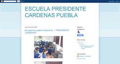Desktop Screenshot of escuelapresidentecardenaspuebla.blogspot.com