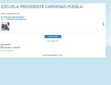 Tablet Screenshot of escuelapresidentecardenaspuebla.blogspot.com