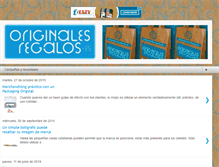 Tablet Screenshot of elartedelregalo.blogspot.com