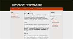 Desktop Screenshot of fatburnfood.blogspot.com