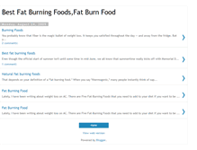 Tablet Screenshot of fatburnfood.blogspot.com