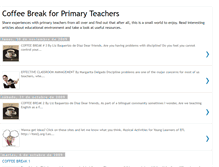 Tablet Screenshot of coffeebreakforteachers.blogspot.com