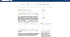 Desktop Screenshot of masechristianphilosophy.blogspot.com