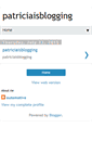 Mobile Screenshot of patriciaisblogging.blogspot.com