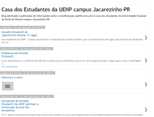 Tablet Screenshot of casadosestudantesuenp.blogspot.com