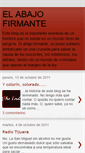 Mobile Screenshot of elabajofirmante.blogspot.com