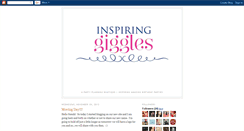 Desktop Screenshot of inspiringgiggles.blogspot.com