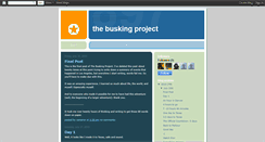 Desktop Screenshot of buskingproject.blogspot.com