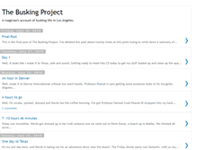 Tablet Screenshot of buskingproject.blogspot.com