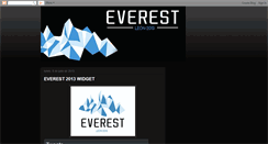 Desktop Screenshot of everest2013.blogspot.com