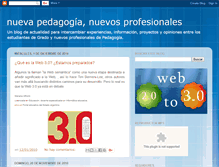 Tablet Screenshot of nuevapedagogia.blogspot.com