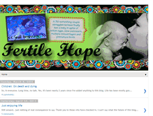 Tablet Screenshot of fertilehope.blogspot.com