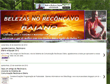 Tablet Screenshot of belezasnoreconcavo.blogspot.com