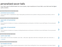 Tablet Screenshot of personalizedsoccerballs.blogspot.com