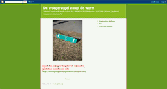 Desktop Screenshot of devroegevogelvangtdeworm.blogspot.com