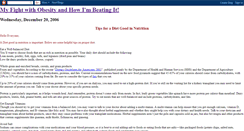 Desktop Screenshot of beatingobesity.blogspot.com