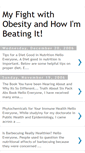 Mobile Screenshot of beatingobesity.blogspot.com