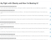 Tablet Screenshot of beatingobesity.blogspot.com