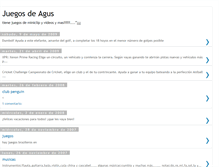 Tablet Screenshot of juegosdeagus.blogspot.com